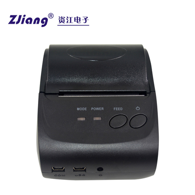 Sistemas portátiles de la posición de Zijiang Commercial Wireless 58m m Mini Thermal Printer