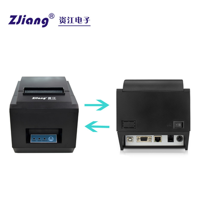 Impresora de escritorio ZJ-8250 del recibo la termal 80m m de la posición de RS Bluetooth WIFI