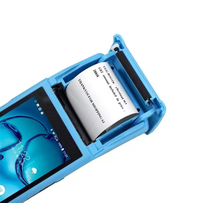 Bluetooth / USB Terminal POS de Android de 5,5 pulgadas con impresora incorporada de 58 mm