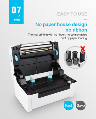 impresora termal de la etiqueta 4inch 4 x 6 etiqueta de envío de la impresora térmica ZJ-9200 printhing