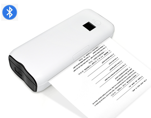 203DPI pequeña A4 impresora de papel portátil del Usb Bluetooth For Out Office o uso en el hogar