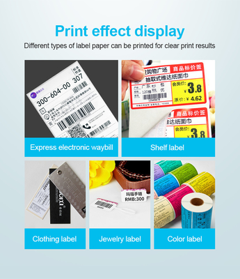 Impresora termal Portable Label Maker USB/Bluetooth de la etiqueta del código de barras 4x6