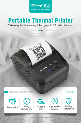 recibo termal de la posición del IOS de 58m m USB Mini Bluetooth Printer For Android