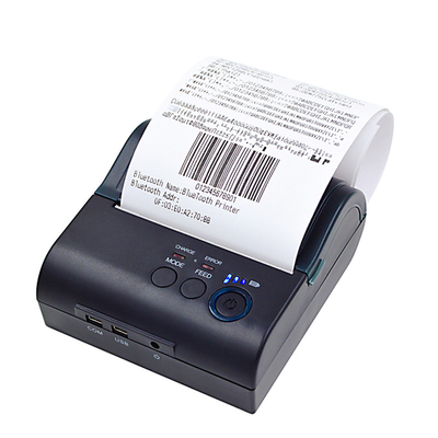 impresión del código de Bluetooth Mini Thermal Printer For Barcode Qr de la etiqueta 3inch de 80m m