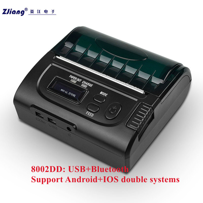 Impresora portátil Wireless For Android del recibo la termal de la pulgada 80m m de Bluetooth 3