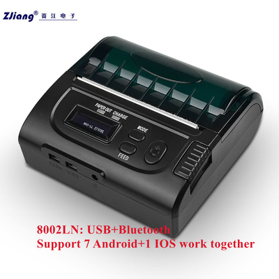 Impresora portátil Wireless For Android del recibo la termal de la pulgada 80m m de Bluetooth 3