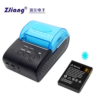 Impresora inalámbrica termal USB RS Bluetooth del recibo de 2inch 58m m