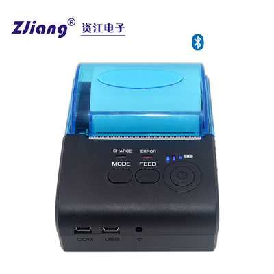Mini impresora térmica Bluetooth portátil de 58 mm para Android IOS ZJ-5805
