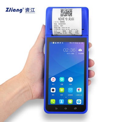 Android 8.1 PDA POS Terminal Móvil de mano Mini con impresora de 58 mm