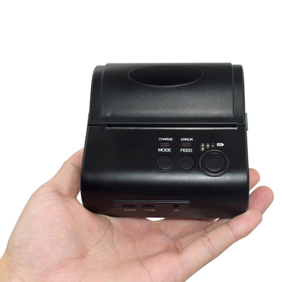 Impresión de ZJ8001 BT4.0 80m m Portbale Mini Thermal Printer For Bill